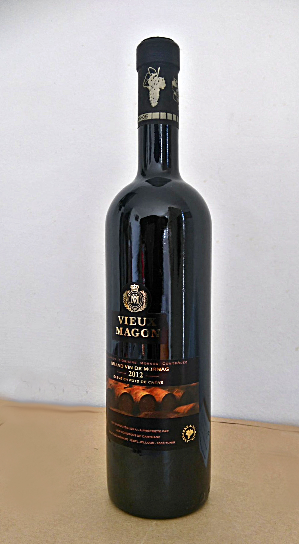 Vieux Magon: vin rouge tunisien