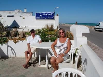 Couple à la terrasse